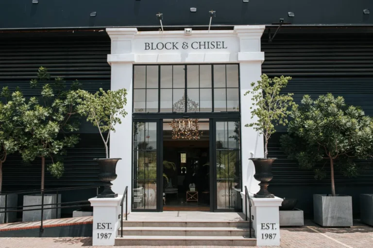 Block & Chisel exterior signage by Three6ixty