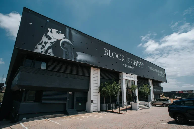 Block & Chisel exterior signage by Three6ixty