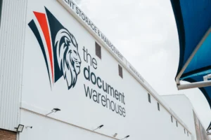 Document Warehouse exterior signage by Three6ixty