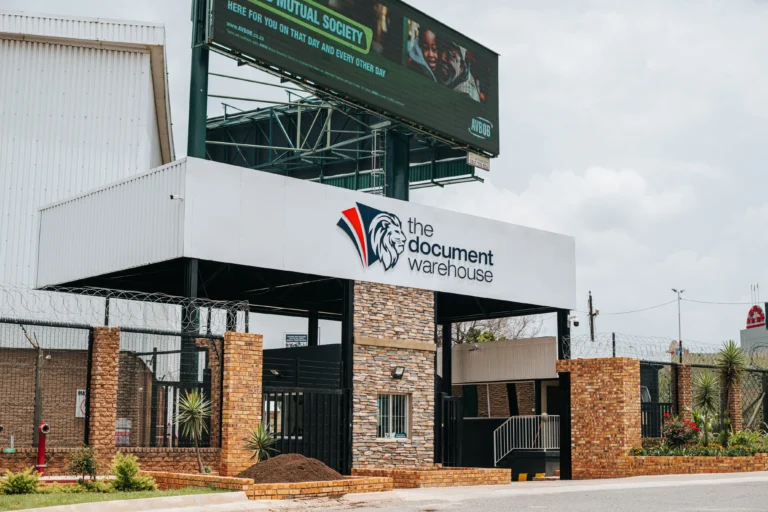 Document Warehouse exterior signage by Three6ixty