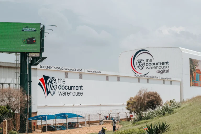 Document Warehouse exterior signage by Three6ixty
