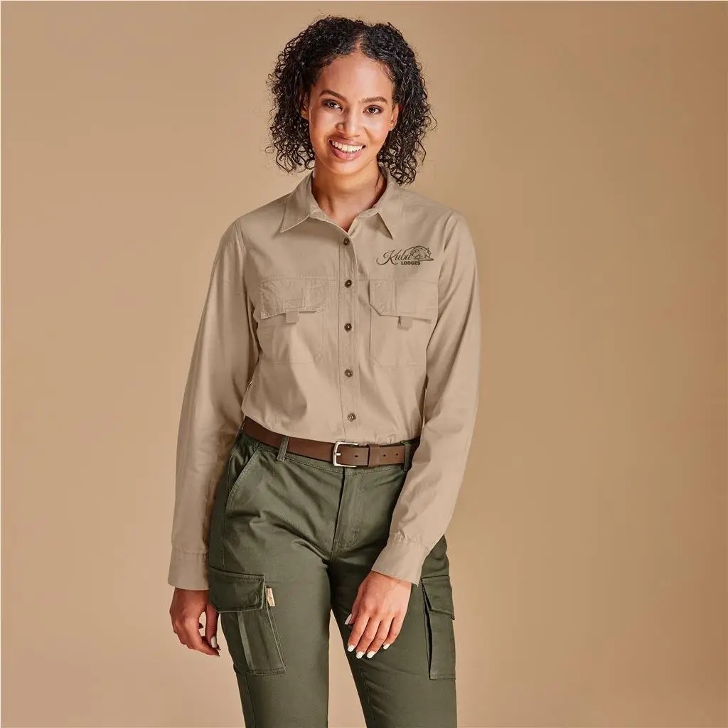 Ladies Long Sleeve Mawenzi Twill Shirt