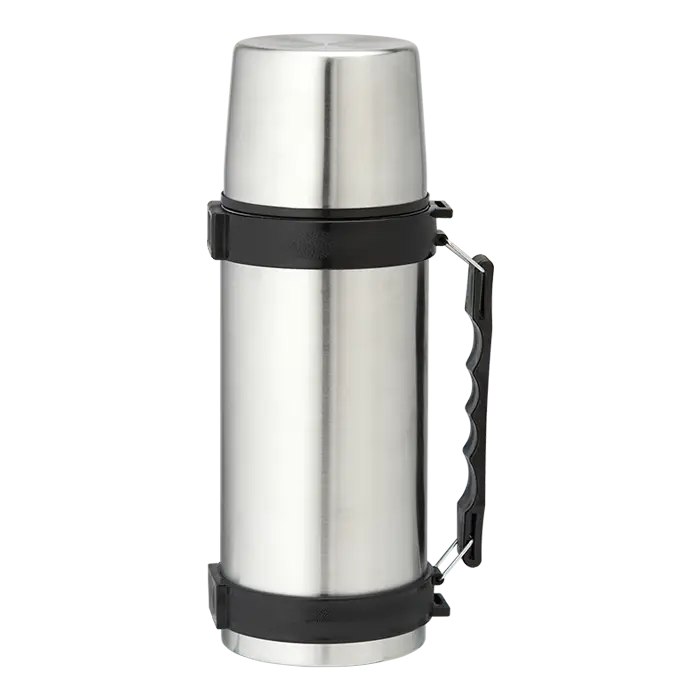 1l Stainless Steel Travel Flask with Carry Handle