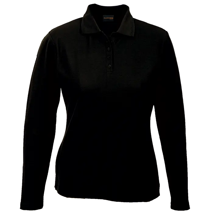 175g Pique Knit Long Sleeve Golfer Ladies