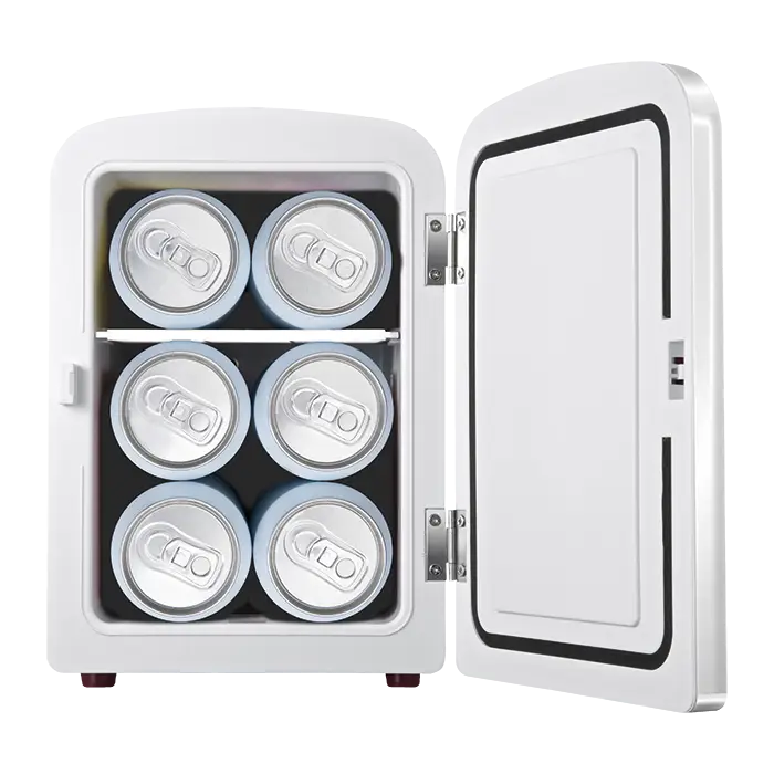 6 Can Mini-Fridge With Built In Bluetooth Speaker