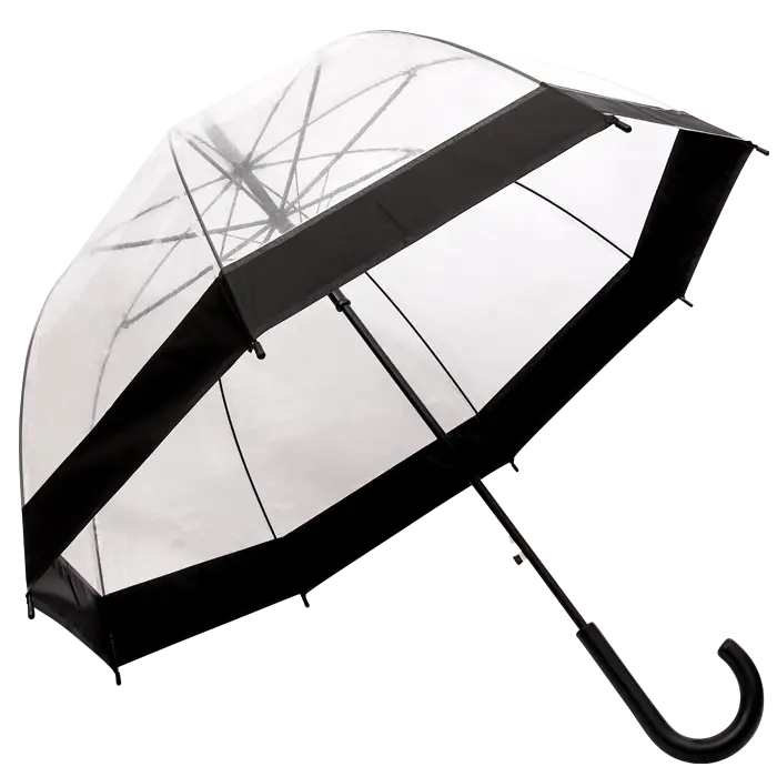 Dome Shaped Clear Umbrella