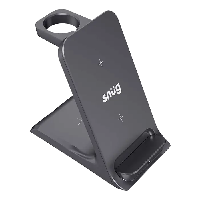 Snug 3 In 1 Wireless Charger Stand 15W
