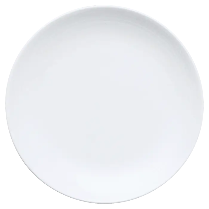 Arctic White Coupe Plate