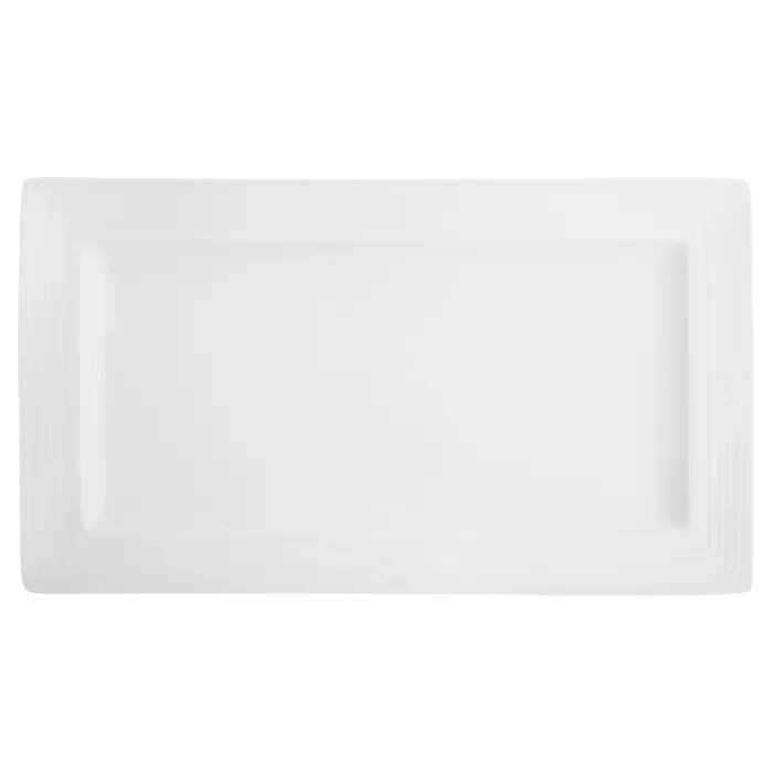 Arctic White Rectangle Plate