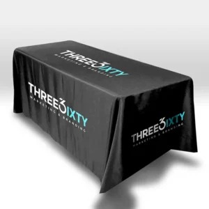 Tablecloth displays at events