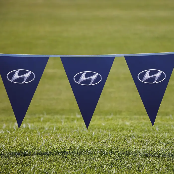 Pennants PVC Digital Single Sided Triangle