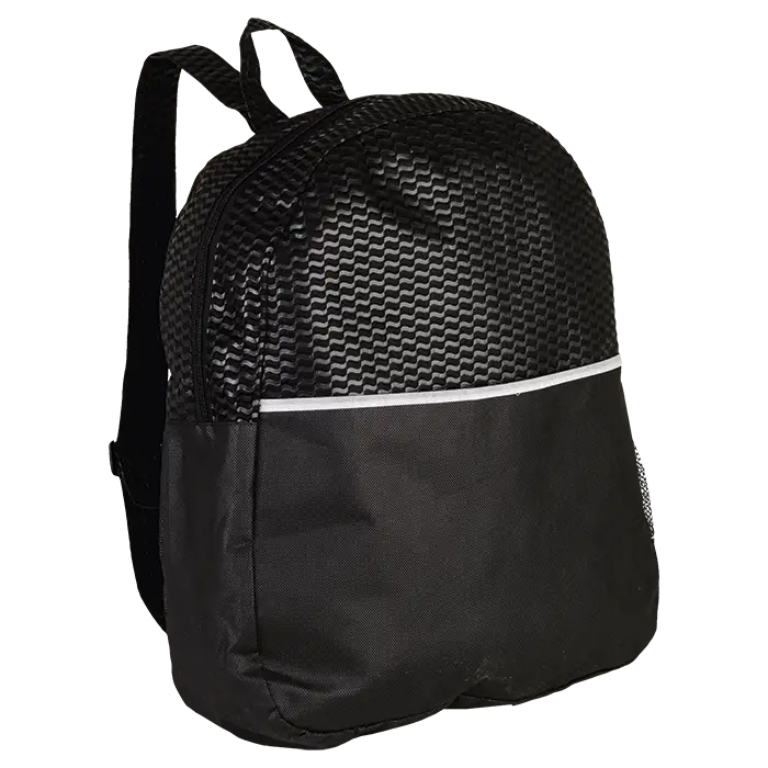 Wave Design Backpack Non-Woven