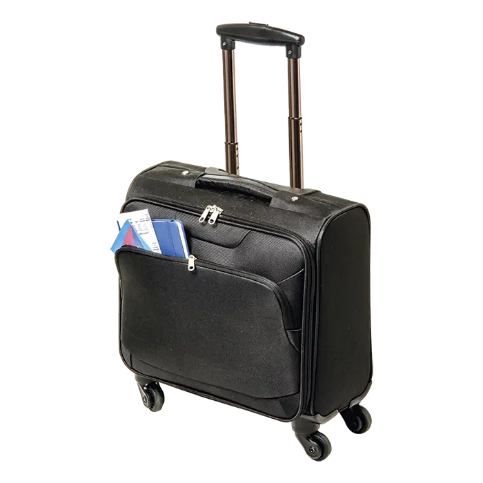 600D Laptop Trolley Bag with Four Wheels