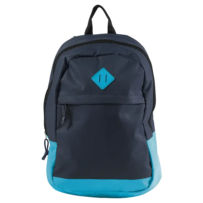 600D Backpack With Zippered Front Pocket
