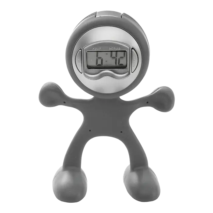 Man Shaped Alarm Clock with Memo Holder