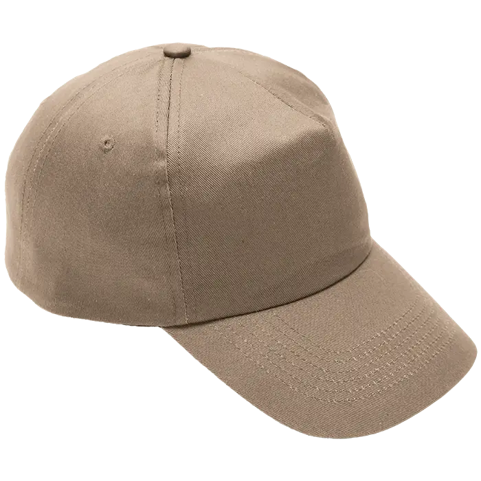 5 Panel Cotton with Hard Front Cap