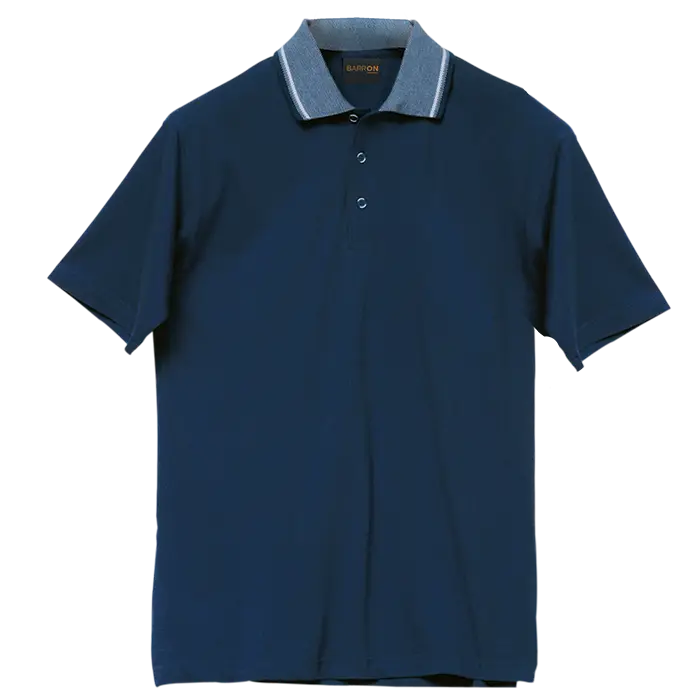 Jacquard Collar Golfer Mens