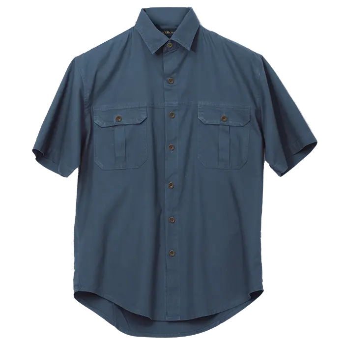 Plain Bush Shirt Mens