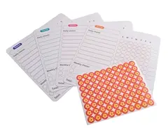 Fridge Magnet Chore Tracker & Reward Set