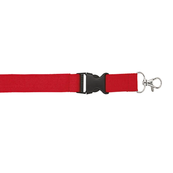 Woven Lanyard with Plastic Buckle