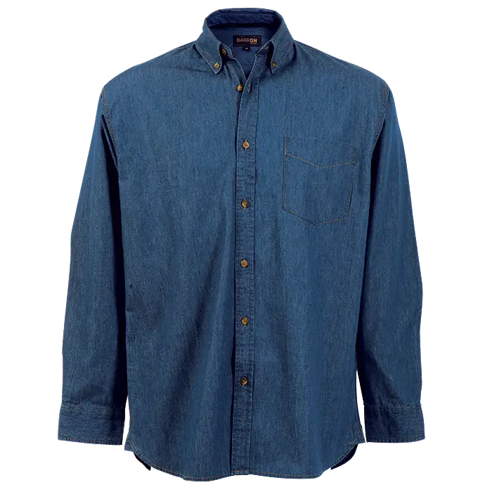Denver Denim Shirt Long Sleeve Mens