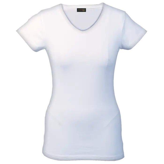170g Slim Fit V-Neck T-Shirt Ladies