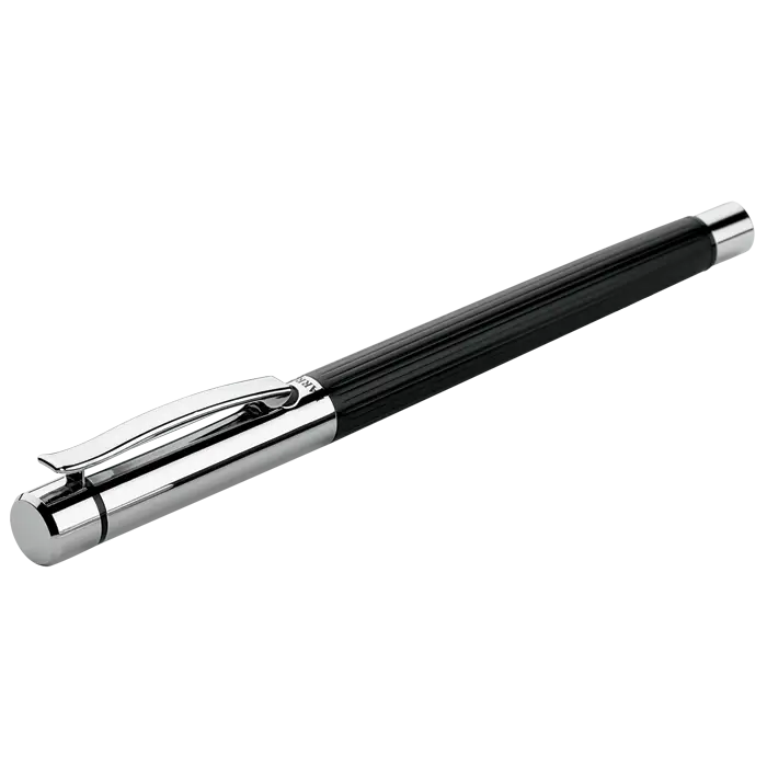 Brass Rollerball Pen with Columned Barrel