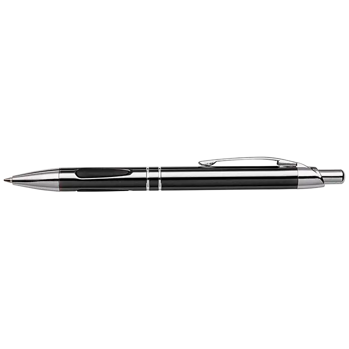 Metal Ergonomic Grip Ballpoint Pen