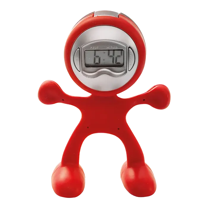 Man Shaped Alarm Clock with Memo Holder