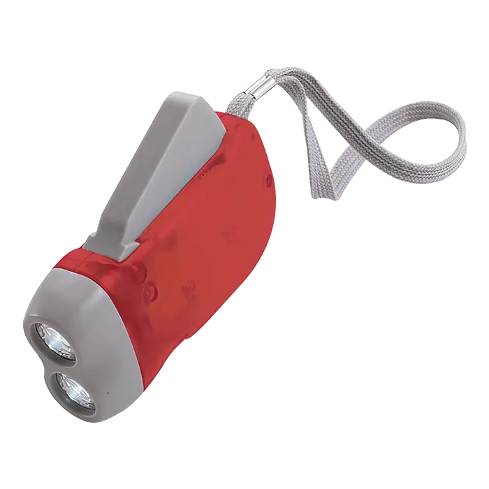 Dynamo Torch with 2 LED Lights