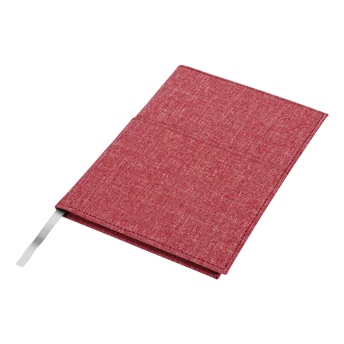A5 Melange Notebook With Front Pocket