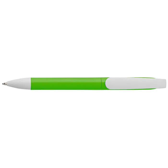 Twist Action Ballpoint Pen With Coloured Barrel
