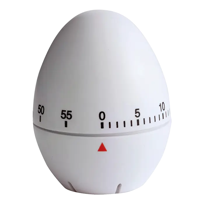 Egg Shaped Plastic Kitchen Timer