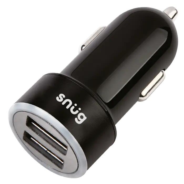 Snug Car Charger With Micro USB Cable