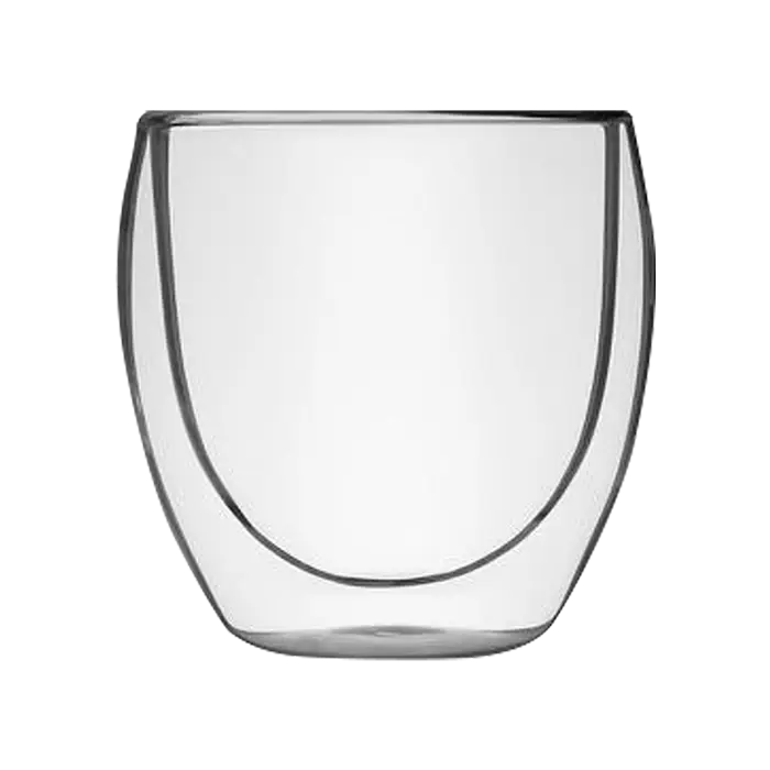 Elegant Double Wall Glass Mug in Gift Box