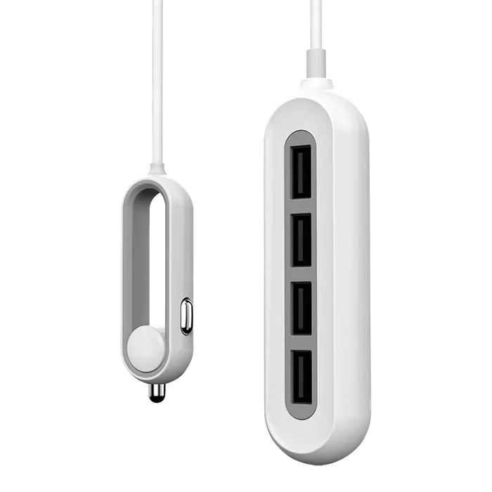 Whizzy 4 Port USB Car Charger