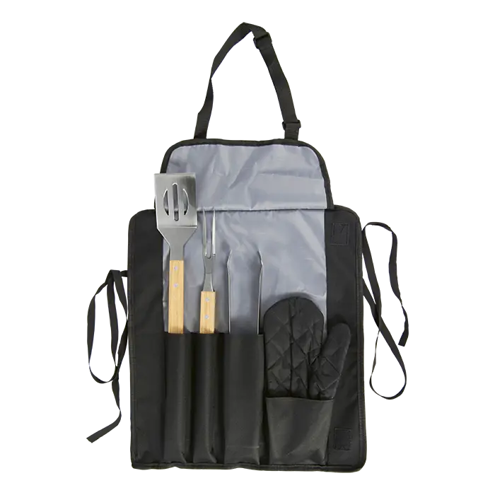 Apron With Bbq Set