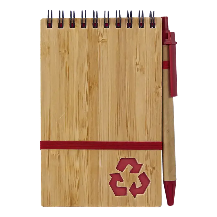 Bamboo Notebook With Pen