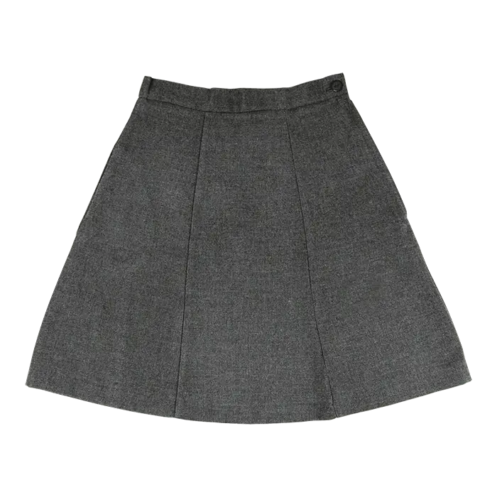 Girls Panelled School Skirt