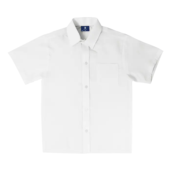 Unisex Short Sleeve School Shirt