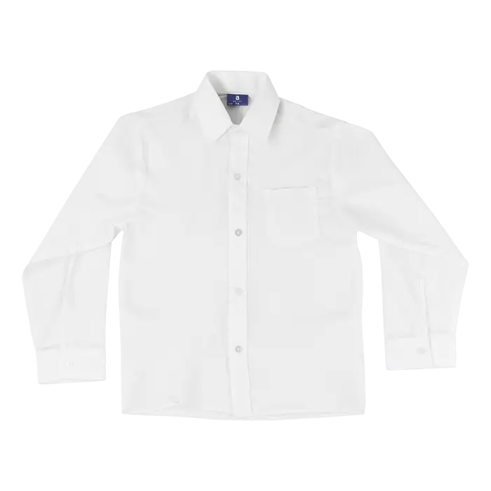 Unisex Long Sleeve School Shirt