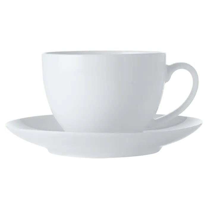 White Basics Cup and Saucer 280ml