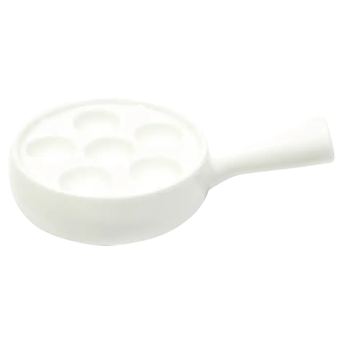 White Basics Escargot Dish