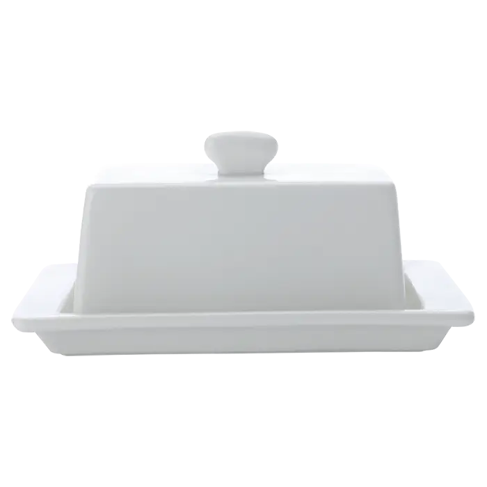 White Basics Square Covered Butter