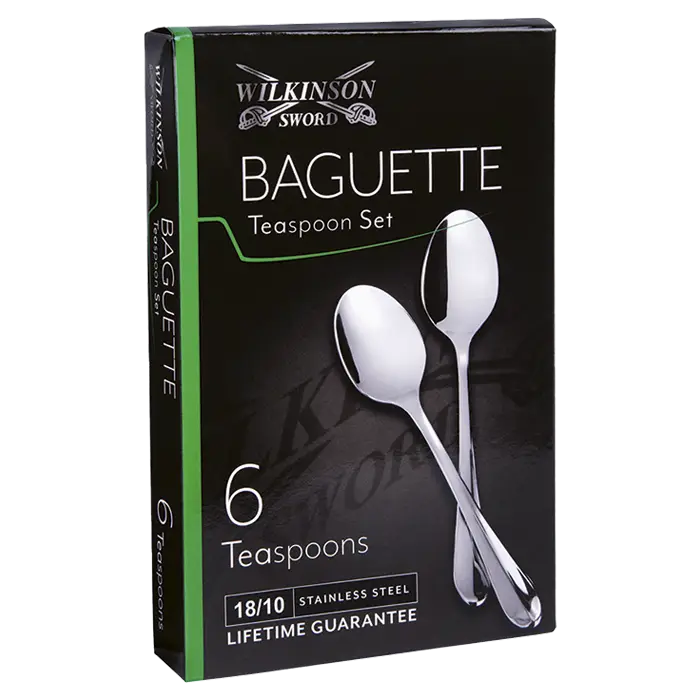 Baguette 6 Piece Teaspoon Set