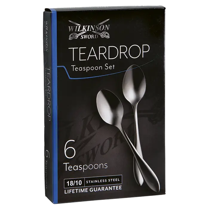 Teardrop 6 Piece Teaspoon Set