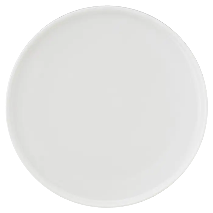White Basics High Rim Plate