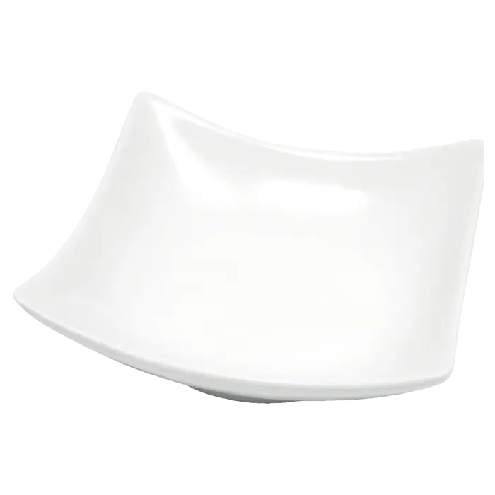 White Basics Wave Sauce Dish