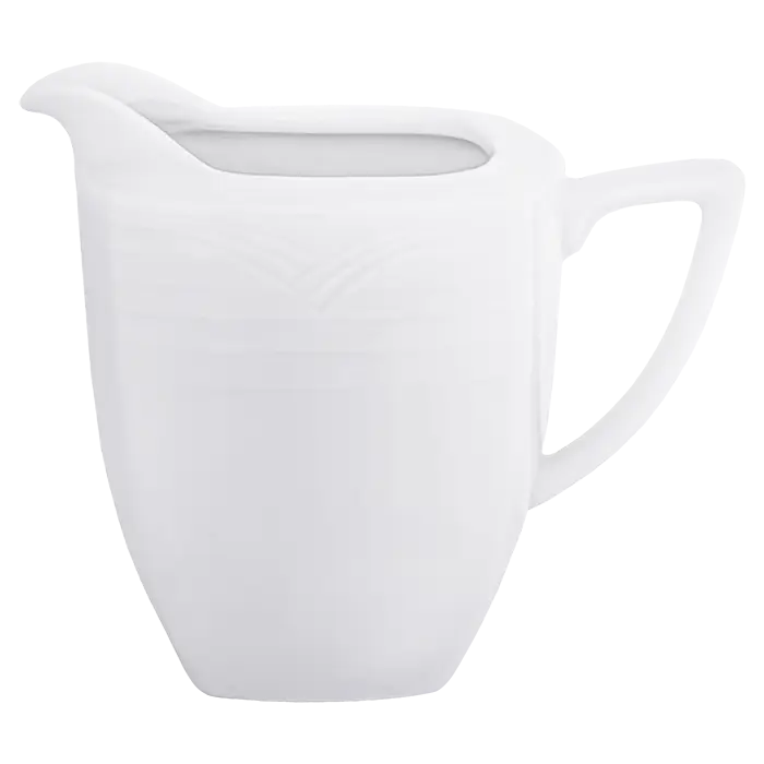 Arctic White Square Milk Jug