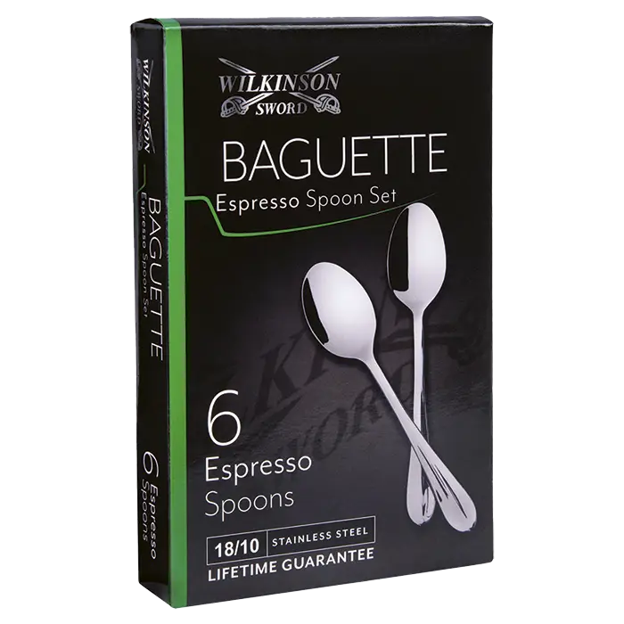 Baguette 6 Piece Espresso Set